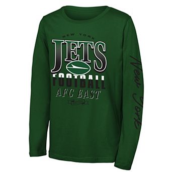Youth Outerstuff Green New York Jets Real Ones Long Sleeve T-Shirt
