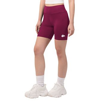 Women's Starter Red Kansas City Chiefs Biker Shorts