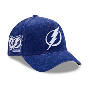 Men's New Era Navy Tampa Bay Lightning A-Frame 59FORTY Fitted Hat