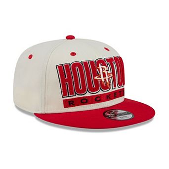 Youth New Era Cream/Red Houston Rockets Classic 9FIFTY Snapback Hat
