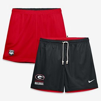 Men's Nike Black/Red Georgia Bulldogs Courtside Reversible Dri-FIT Shorts