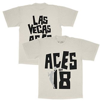 Unisex Playa Society Oatmeal Las Vegas Aces Est T-Shirt