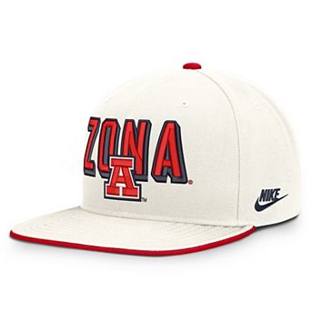 Men's Nike White Arizona Wildcats Legacy Letter & Mascot Pro Snapback Hat