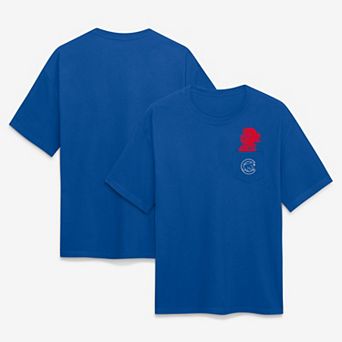 Unisex Fanatics Chicago Cubs Royal Pocket Mascot T-Shirt