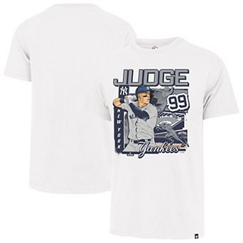 Men's '47 Aaron Judge White New York Yankees Caricature T-Shirt