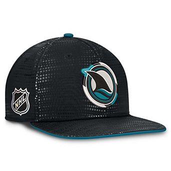 Men's Fanatics Black San Jose Sharks Alternate Authentic Pro Rink Snapback Hat