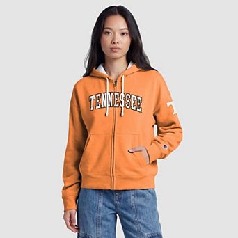 Women's Champion Tennessee Orange Tennessee Volunteers Arch Full-Zip Fleece Hoodie