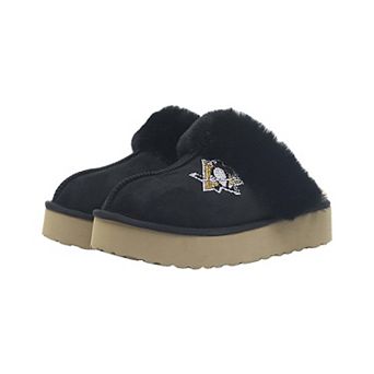 Unisex FABGATING by Cuce Black Pittsburgh Penguins Team Color Slipper Boots