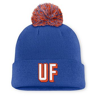 Unisex Nike Royal Florida Gators Letter Mascot Knit Hat with Pom