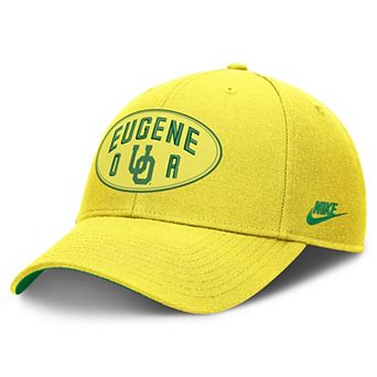 Unisex Nike Yellow Oregon Ducks Legacy Letter & Location Rise Adjustable Hat