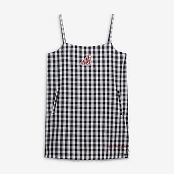 Women's Gameday Social Black Texas A&M Aggies Gingham Skort Dress
