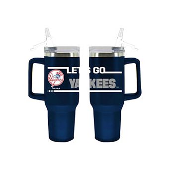 The Memory Company New York Yankees 40oz. Stainless Steel Team Color Tumbler with Flip Straw