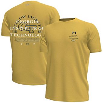 Men's Under Armour Gold Georgia Tech Yellow Jackets 2026 Sideline HeatGear T-Shirt
