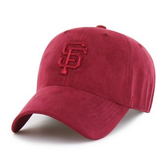 Unisex '47 Red San Francisco Giants Fall Feelings Ballpark Suede Clean Up Hat