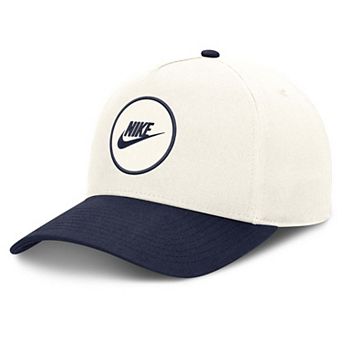 Unisex Nike White/Navy Auburn Tigers Rise Side Logo A-Frame Adjustable Hat