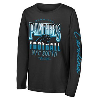 Youth Outerstuff Black Carolina Panthers Real Ones Long Sleeve T-Shirt
