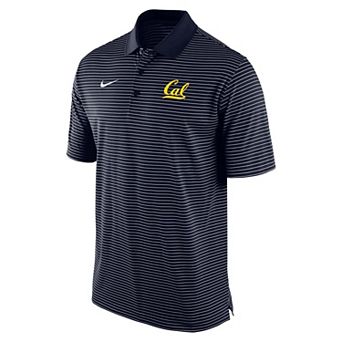 Men's Nike Navy Cal Bears Dri-FIT Tour Stripe Polo