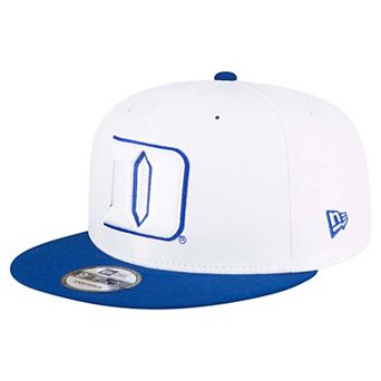 Men's New Era White/Royal Duke Blue Devils Team 9FIFTY Snapback Hat