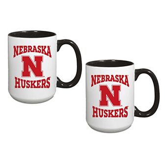Nebraska Huskers Two-Piece 15oz. Combo Mug Set