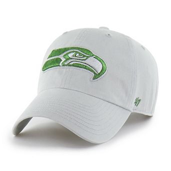 Men's '47 Gray Seattle Seahawks Rivalries Collection Clean Up Adjustable Hat