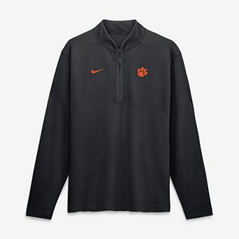Men's Nike Black Clemson Tigers Dri-FIT Victory Half-Zip Pullover
