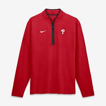 Men's Nike Red Philadelphia Phillies Dri-FIT Victory Half-Zip Pullover