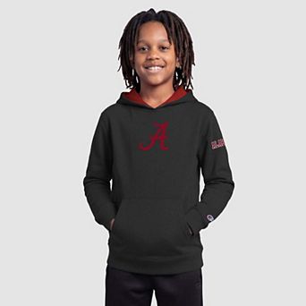 Youth Champion Black Alabama Crimson Tide Fleece Hoodie