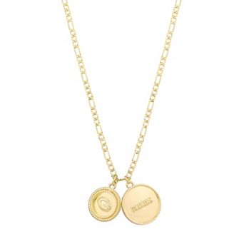 LUV AJ Green Bay Packers Double Coin Logo Necklace