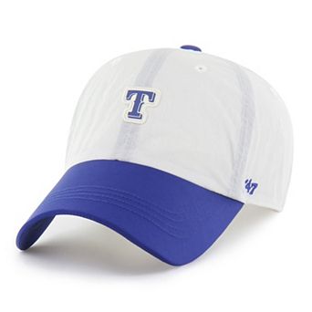 Unisex '47 White/Royal Texas Rangers Modernia Clean Up Adjustable Hat