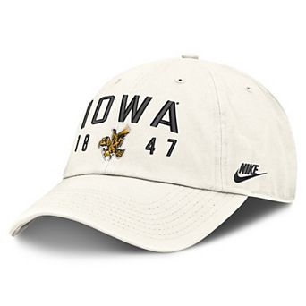 Men's Nike White Iowa Hawkeyes Legacy Letter & Location Club Adjustable Hat