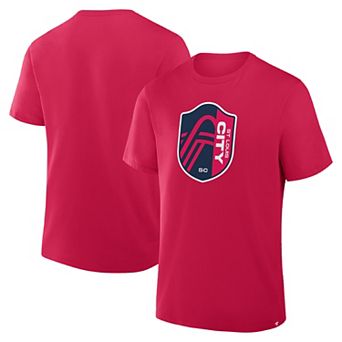 Men's Fanatics Red St. Louis CITY SC Logo T-Shirt
