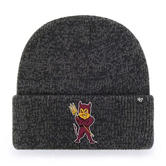 Unisex '47 Black Arizona State Sun Devils Brain Freeze Cuff Knit Hat