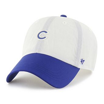 Unisex '47 White/Royal Chicago Cubs Modernia Clean Up Adjustable Hat