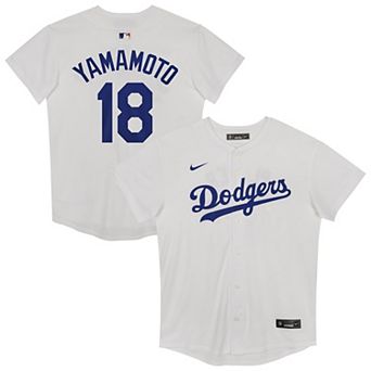 Preschool Nike Yoshinobu Yamamoto White Los Angeles Dodgers Home Game Jersey