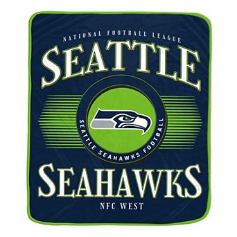 "Pegasus Seattle Seahawks Spotlight Arch 60"" x 70"" Ultra Soft Throw Blanket"