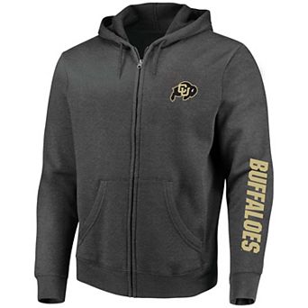 Men's Profile Heather Charcoal Colorado Buffaloes Big & Tall Full-Zip Hoodie