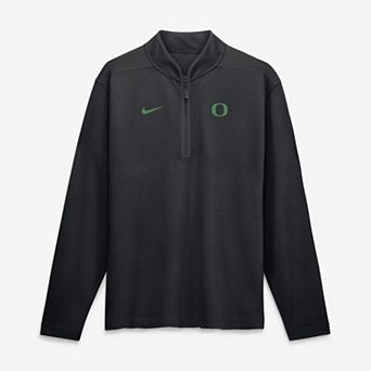 Men's Nike Black Oregon Ducks Dri-FIT Victory Half-Zip Pullover
