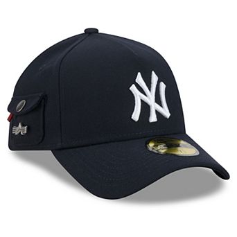 Men's New Era Navy New York Yankees A-Frame 59FORTY Fitted Hat