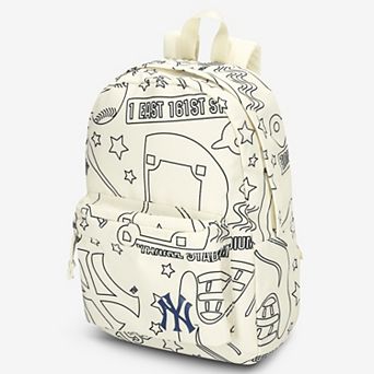 Youth Bonderkage Tan New York Yankees Drawing Backpack
