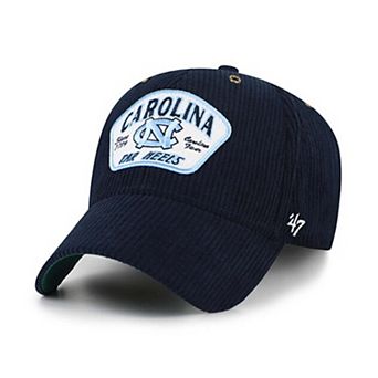 Unisex '47 Navy North Carolina Tar Heels Accordia Corduroy MVP Adjustable Hat
