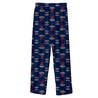 Youth Outerstuff Navy New Orleans Pelicans Printed Pajama Pants