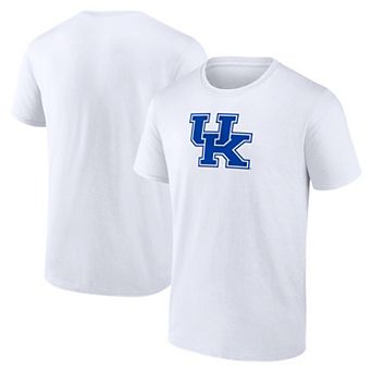 Men's Logo Athletic White Kentucky Wildcats Primary Logo T-Shirt
