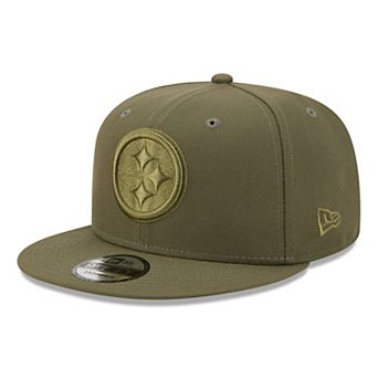 Men's New Era Olive Pittsburgh Steelers Color Pack 9FIFTY Snapback Hat