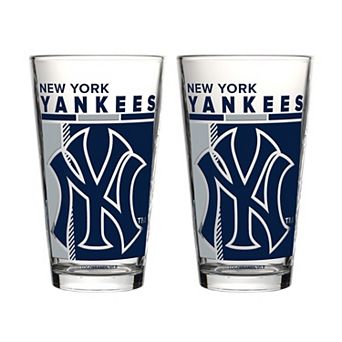 Logo Brands New York Yankees Two-Piece 16oz. Pint Glass Set