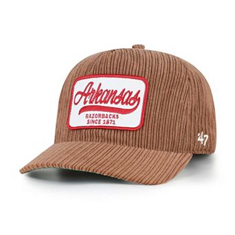 Unisex '47 Brown Arkansas Razorbacks Corduroy Patch Hitch Adjustable Hat