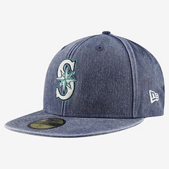 Men's New Era Navy Seattle Mariners Washed 59FIFTY Fitted Hat