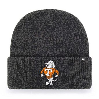 Unisex '47 Black Tennessee Volunteers Brain Freeze Cuff Knit Hat