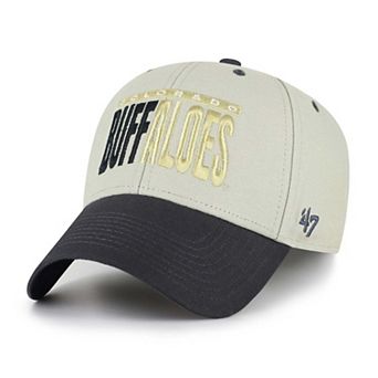 Unisex '47 Gray/Black Colorado Buffaloes Half Block Text MVP Adjustable Hat