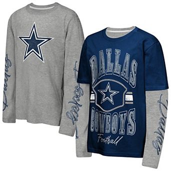 Preschool Outerstuff Navy Dallas Cowboys Motion 3-in-1 Combo T-Shirt Set