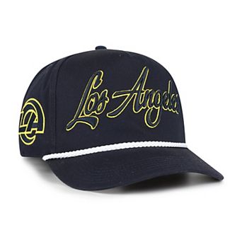 Men's '47 Navy Los Angeles Rams Rivalries Collection Overhand Hitch Adjustable Hat